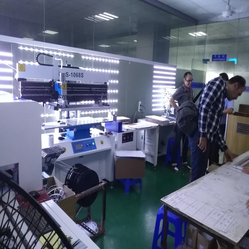 0.6m LED Solder Paste Screen Printer Easy Operated With Servo System