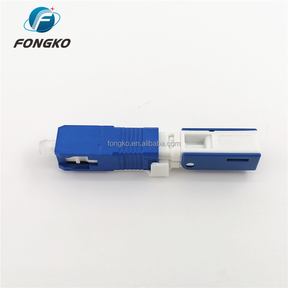 125um Ftth Network Fiber Optic Fast Connector SC UPC for 0.9mm Cable