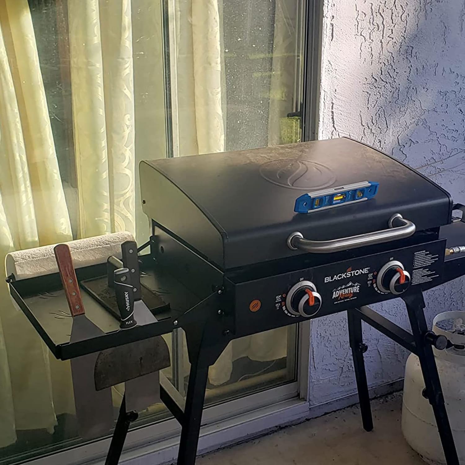 Addition Side Rack Storage Tray with Paper Towel Holder Keep Your Griddle Setup Clean