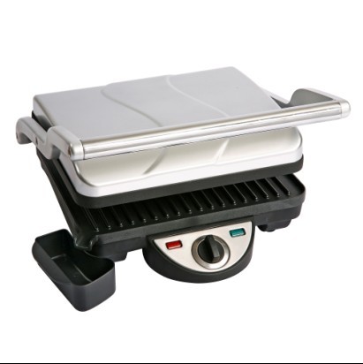 4 Slices Small Panini Grill With Aluminum Arms,Ajustable Temperature Control