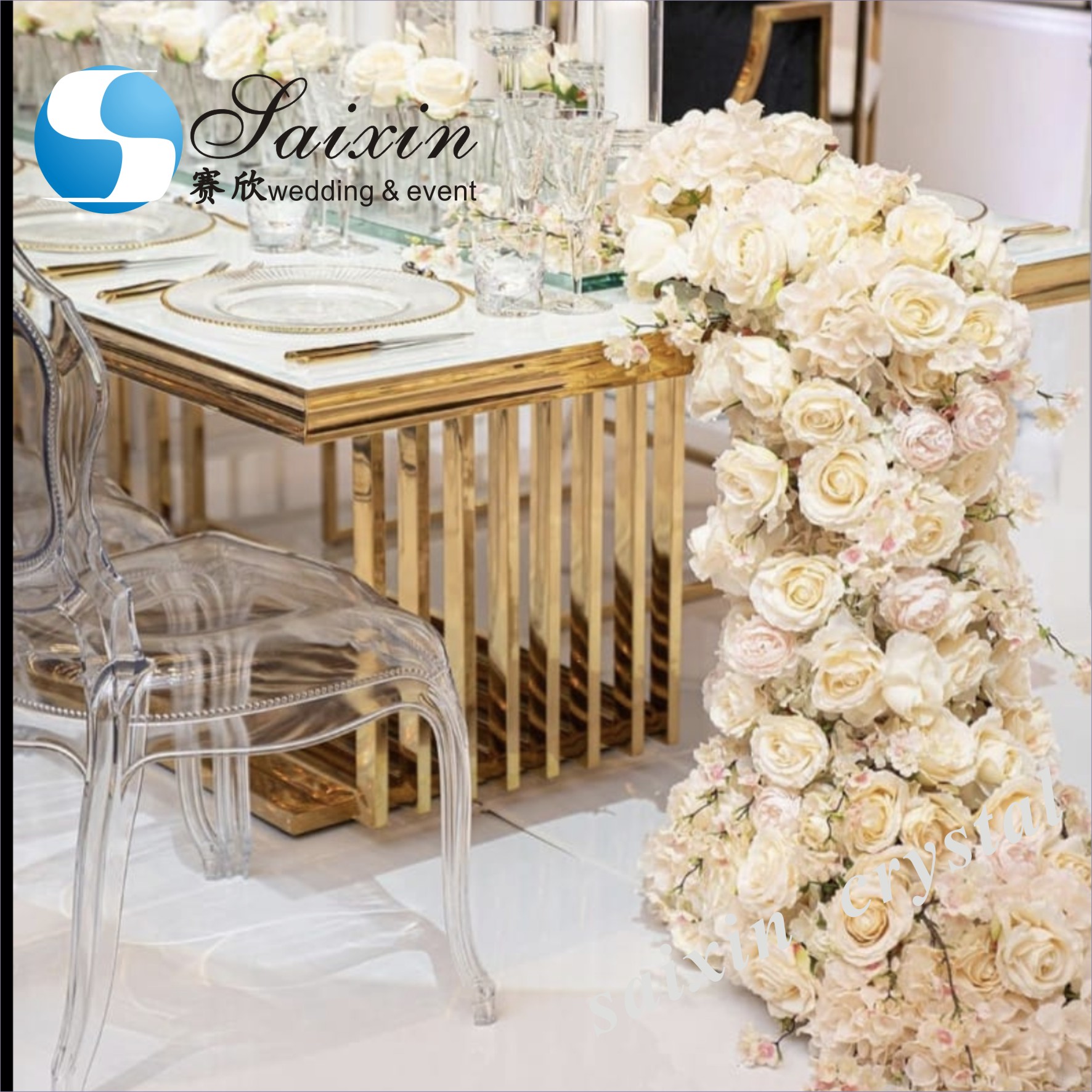 Artificial Flower Arrangements For Wedding Tables Decoration