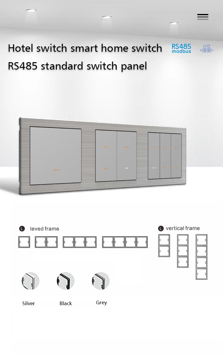 Modbus Smart Home Electrical Switches 12V DC Controlling lamp