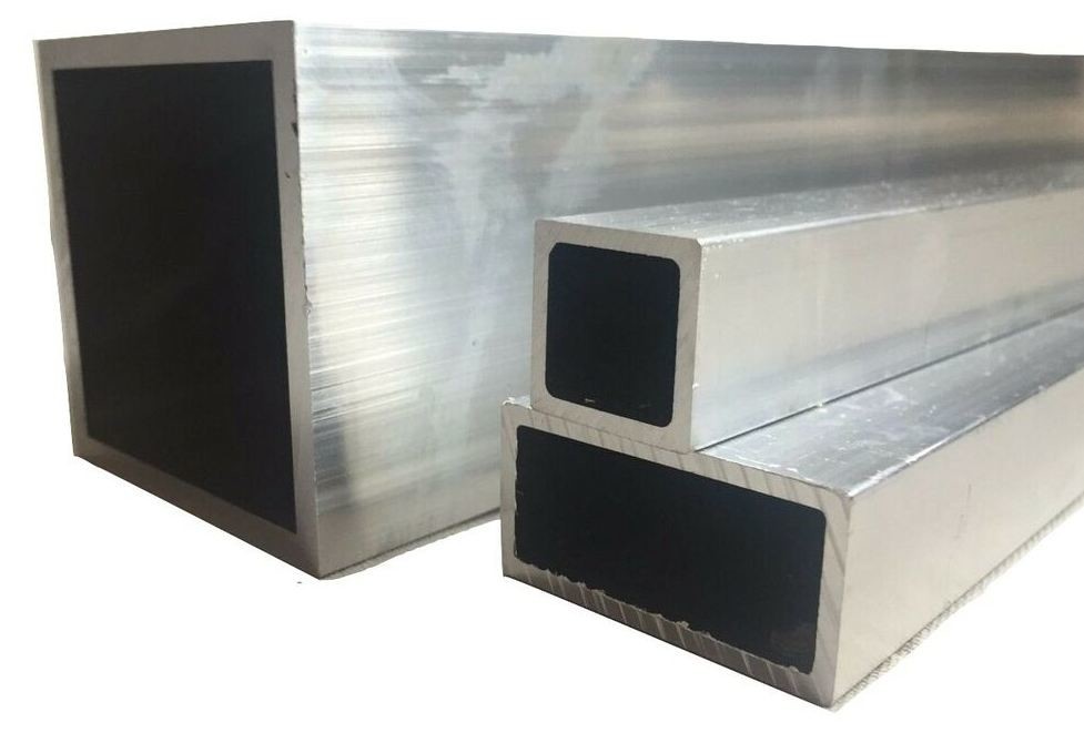 High Strength Aluminium Square Pipe / Lightweight 6061 Aluminum Square Bar