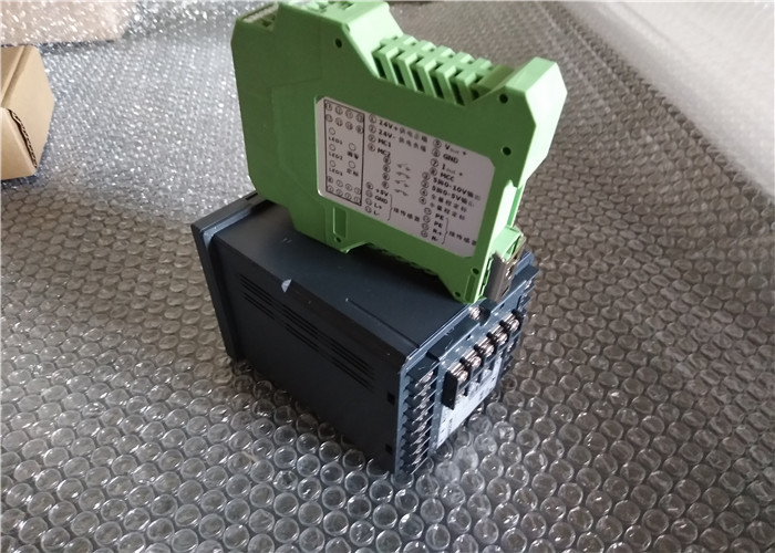 DC 24V Power Tension Amplifier Connecting Two Load Sensors Green Color Tension Signal Amplifier