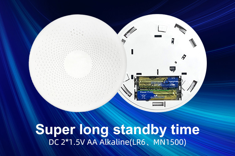 Portable WiFi Smoke Detector Alarm Combine Co Detector Carbon Monoxide Alarm With Low Power Remind