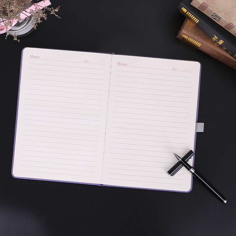 Eco friendly Hardcover Round Spine Notebook Printing Greenstuf Paper 80-300gsm Offset Print