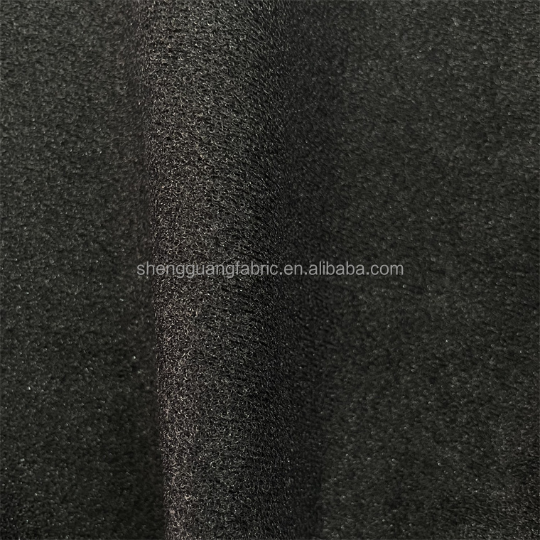 Customized Color Medium Weight Velvet Fabric for Warm Winter Jacket Manufacturers