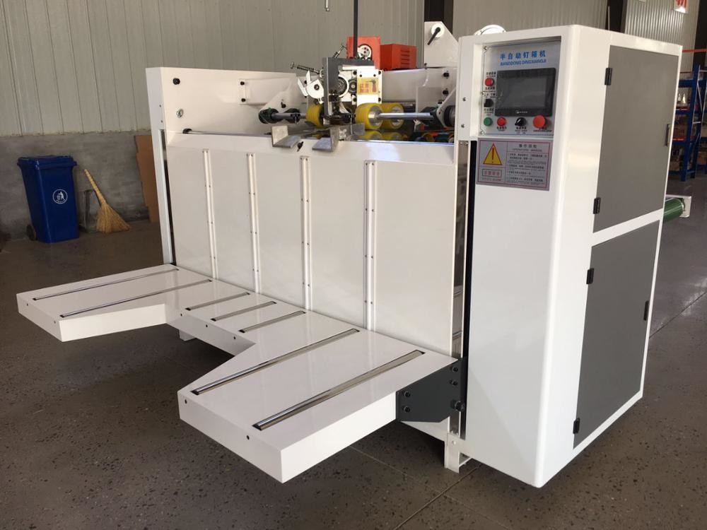 Semiauto Corrugated Cardboard Making Machine Corrugated Box Automatic Machine