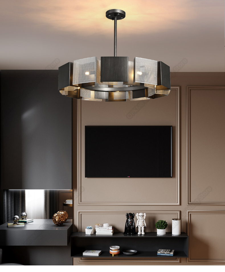 Modern Round Living Room Chandelier lighting Italy Designer Replica Chandelier(WH-MI-452)