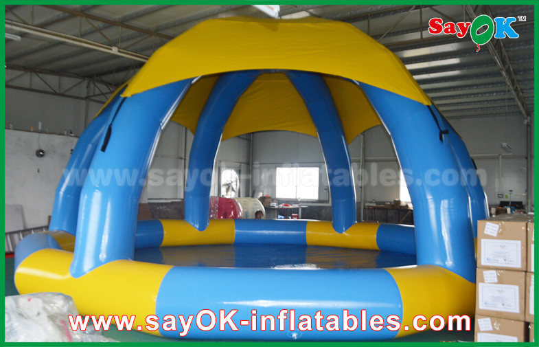 PVC DIA 5m Summer Inflatable Sports Games Inflatable Swimming Pool With Roof Cover