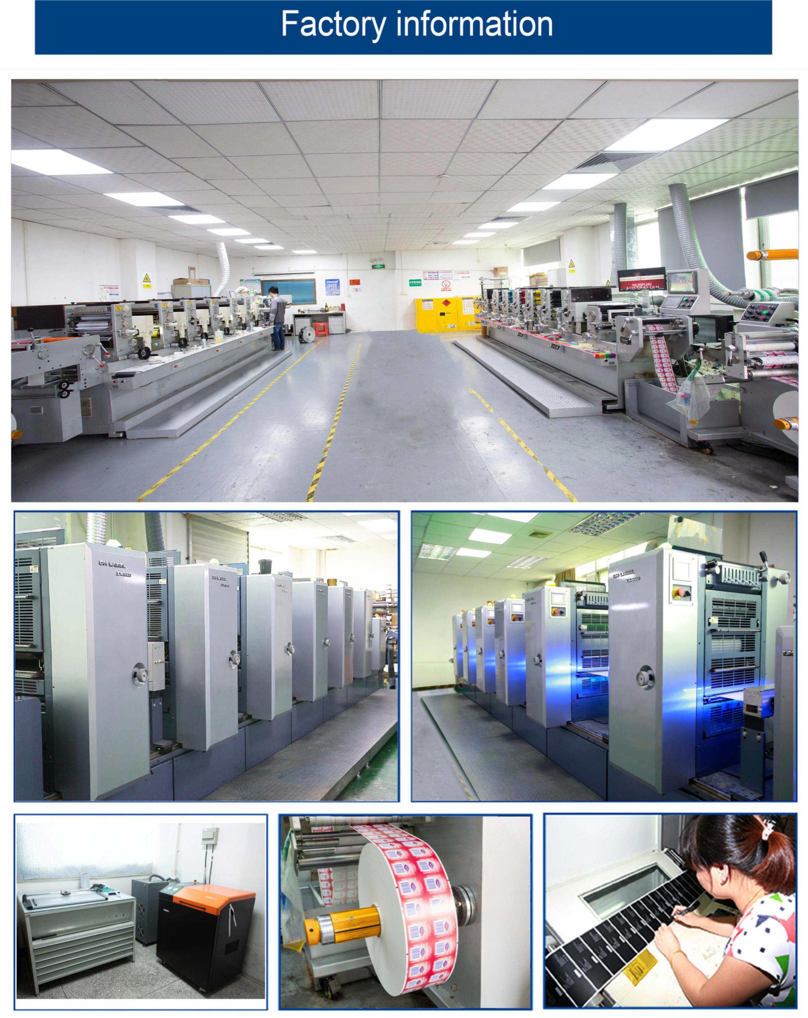 Personalised Transparent Clear Labels Adhesive Color Customizable