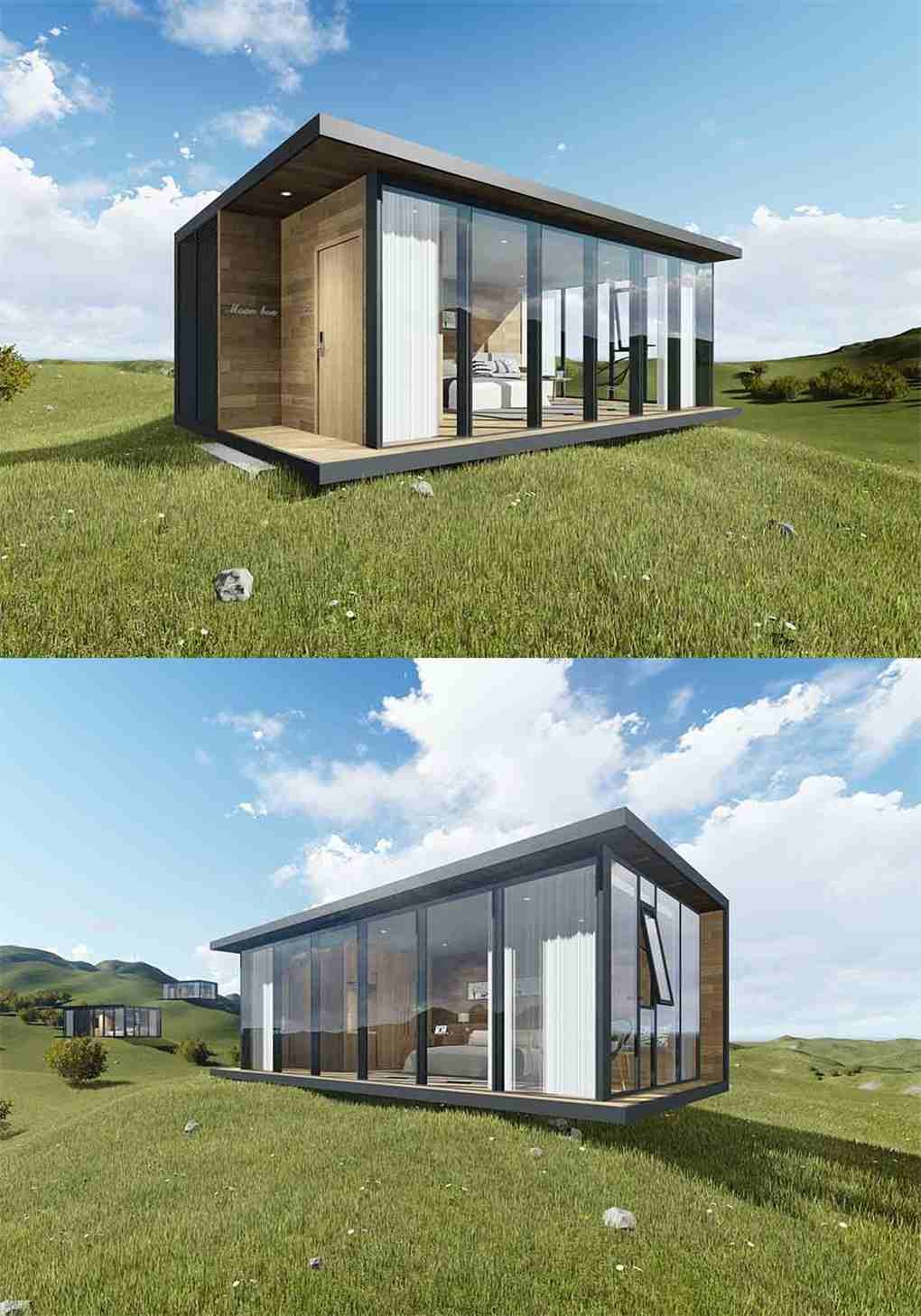 Deluxe Modern China Prefabricated Homes Anti-Seismic Prefab Tiny House