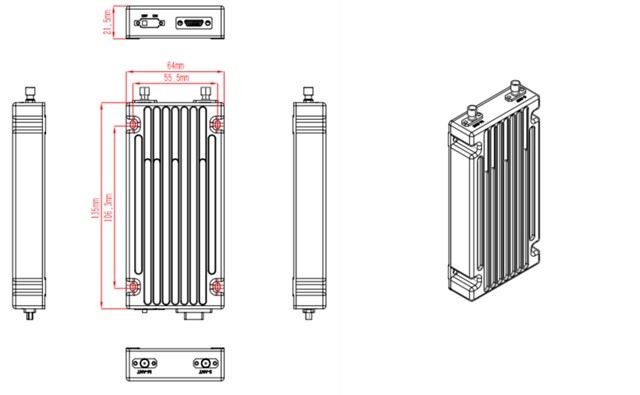 CD30NMT-J30J-V3 Military Standard COFDM Transmitter for UAV & Drone