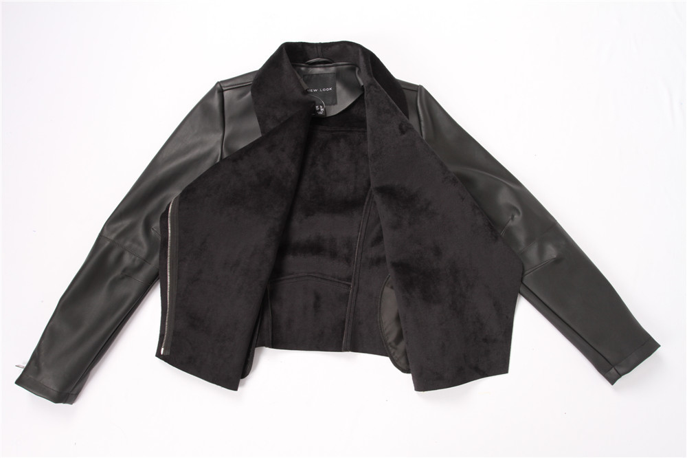 Ladies Cool leather jacket, Women's Bomber Leather jacket, bonded fur, hot popular