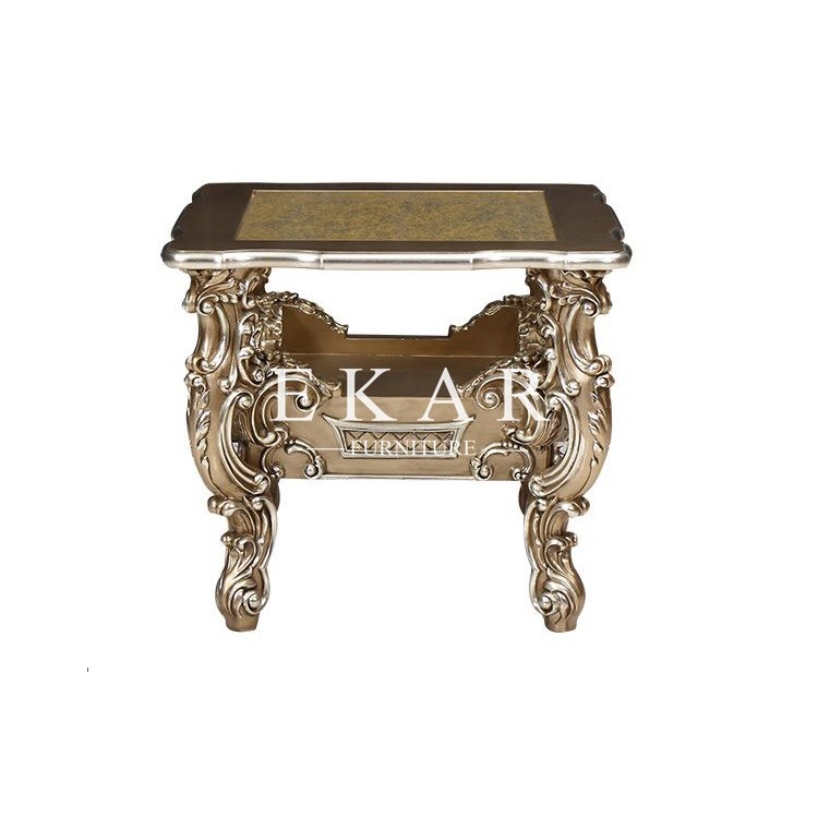 Vintage End Coffee Table Fancy Living Room Corner Design Table LS-A313J-3