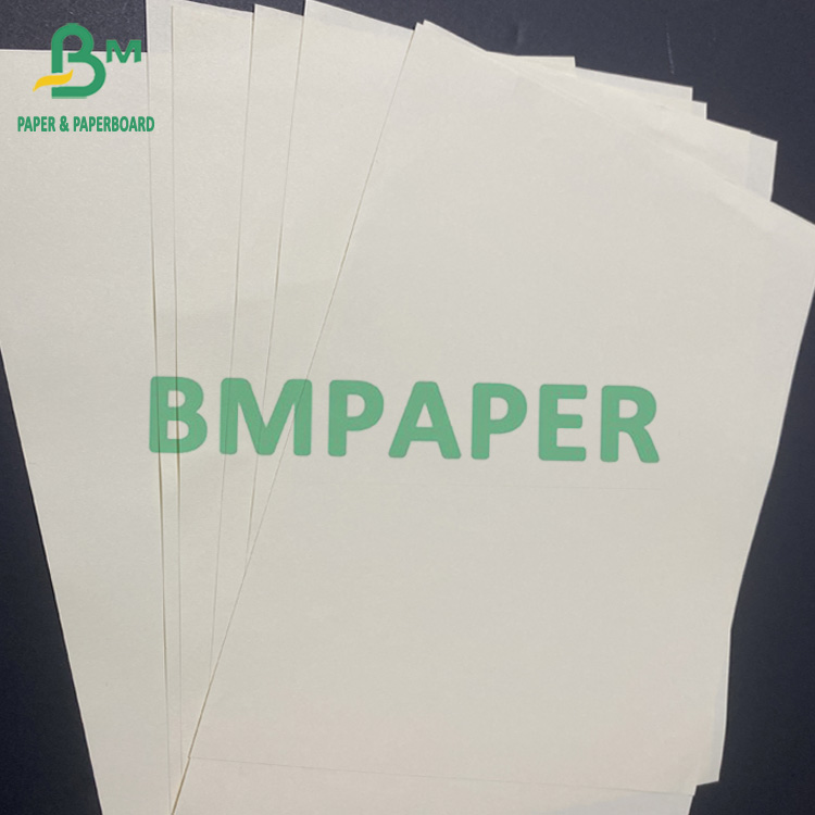 Cream Book Paper Uncoated Woodfree Offset Paper 500 Pcs Per Package