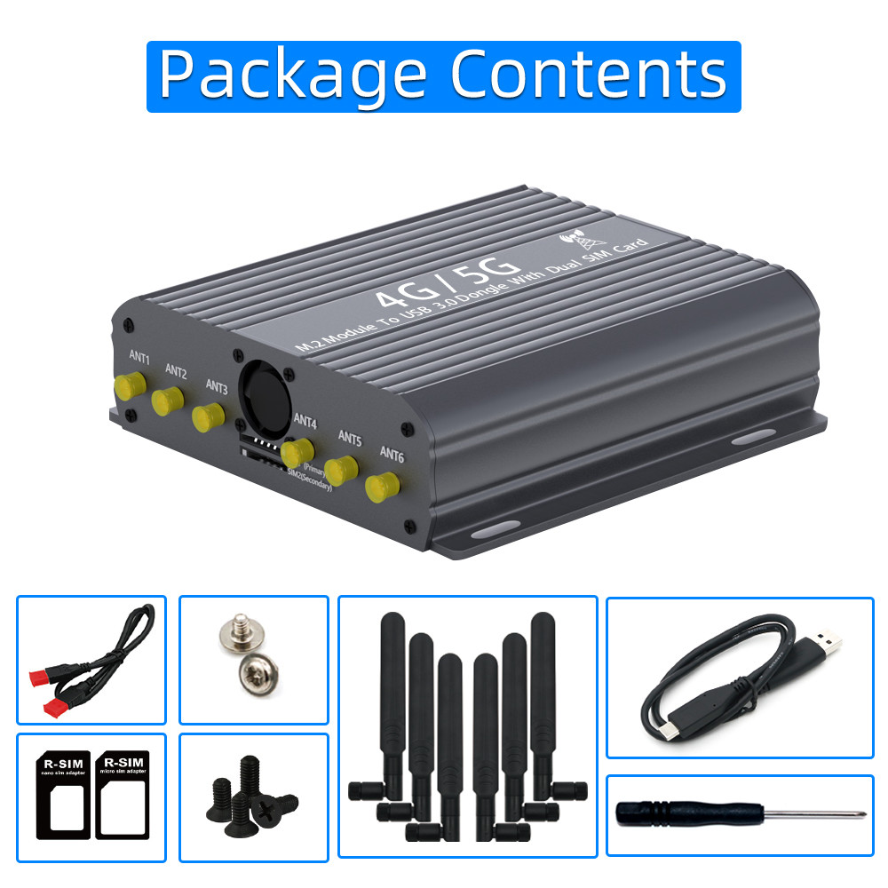 M.2 4G 5G Module To USB 3.0 Expansion Card NGFF Pcie Adapter