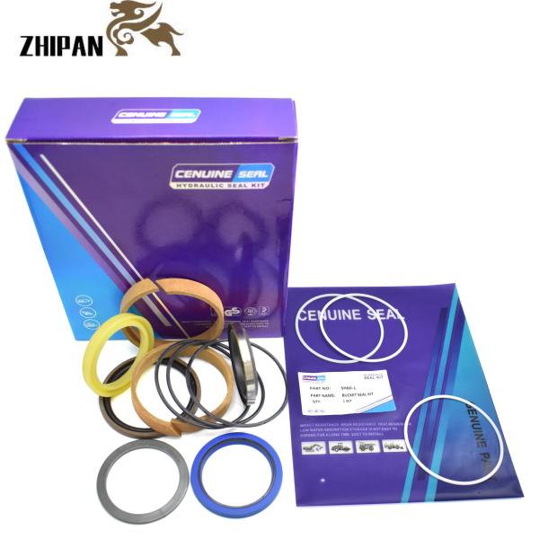 Excavator SH60-1 Bucket Seal Kit Hydraulic Cylinder Replacement Repair Set Heavy Equipment Accessories