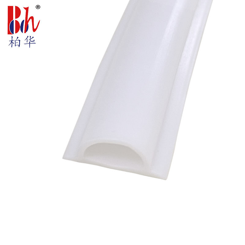 Shock Absorption Wardrobe Door Seal Strip Pvc Rubber Strip 14*6mm