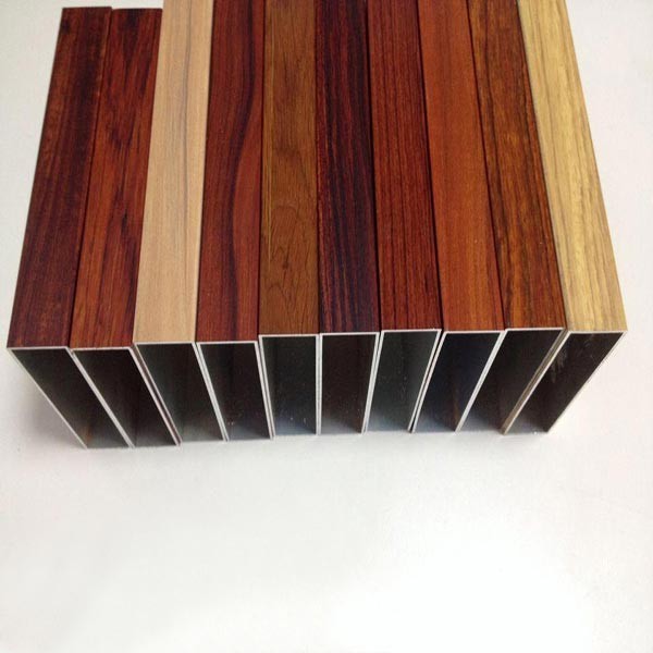 6060T4 Aluminum Wooden Grain Aluminum Suspended Ceilings OEM / ODM