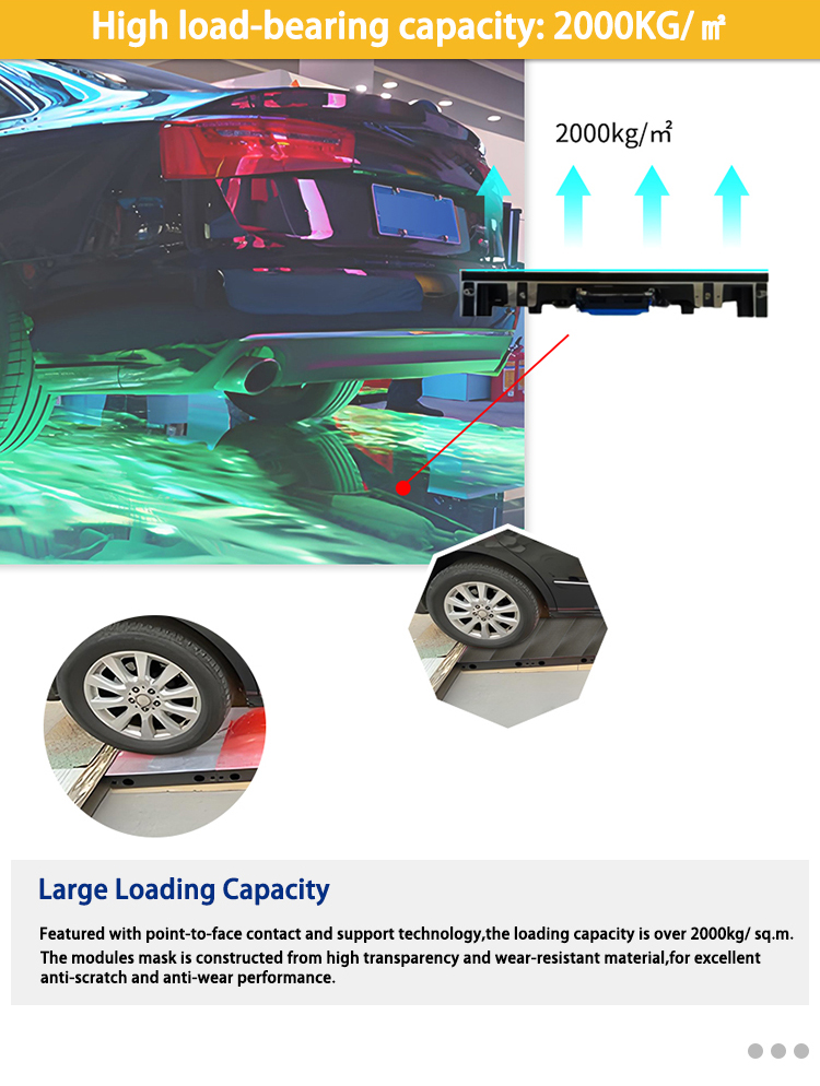 Nightclub Stage LED Panel P4.81 Dance Floor LED Display With 1/13scan Mode