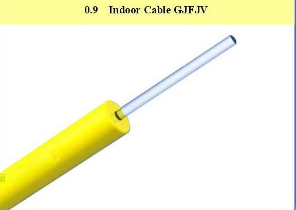 Quality Tight Buffered Indoor Fiber Optic Cable 0.9mm with PVC LSZH Jacket for sale