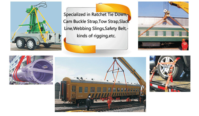 0.5T Lifting Sling Polyester Endless Polyester Sling Customized Length