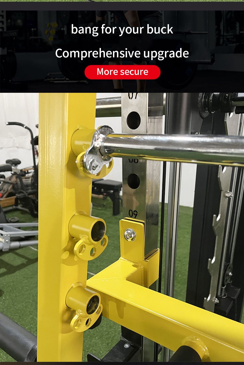 Top Fitness Bodybuilding Gym Equipment Multi-Functional Smith Machine