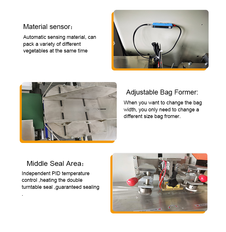 2.8KW Carton Box Wrapping Machine 150bags/min Plastic Bag Vegetable