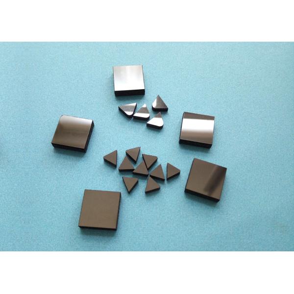 Wear Resistance PCD Cutting Tool Blanks For Stone Glass Wood Cutting Rectangular Square