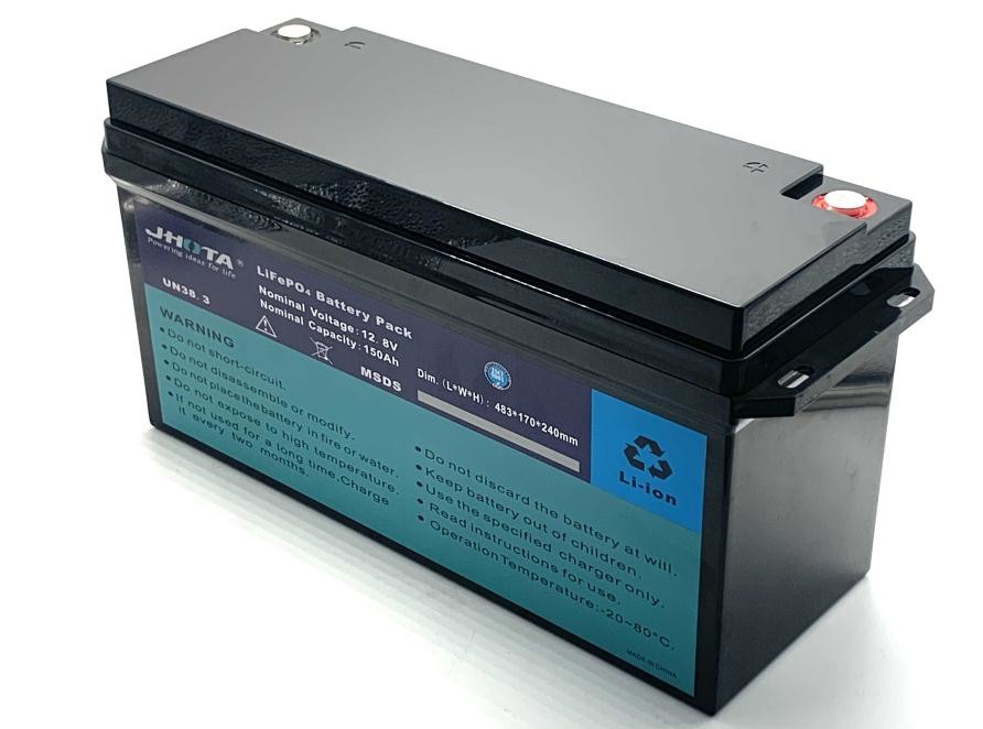 2500 Times Cycle UPS Boat Solar Storage Battery 150Ah Lithium Battery With Built In BMS