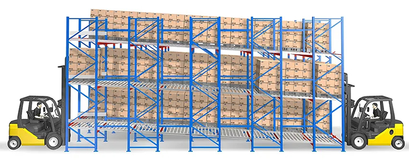 Gravity Pallet Rack warehouse storag rack