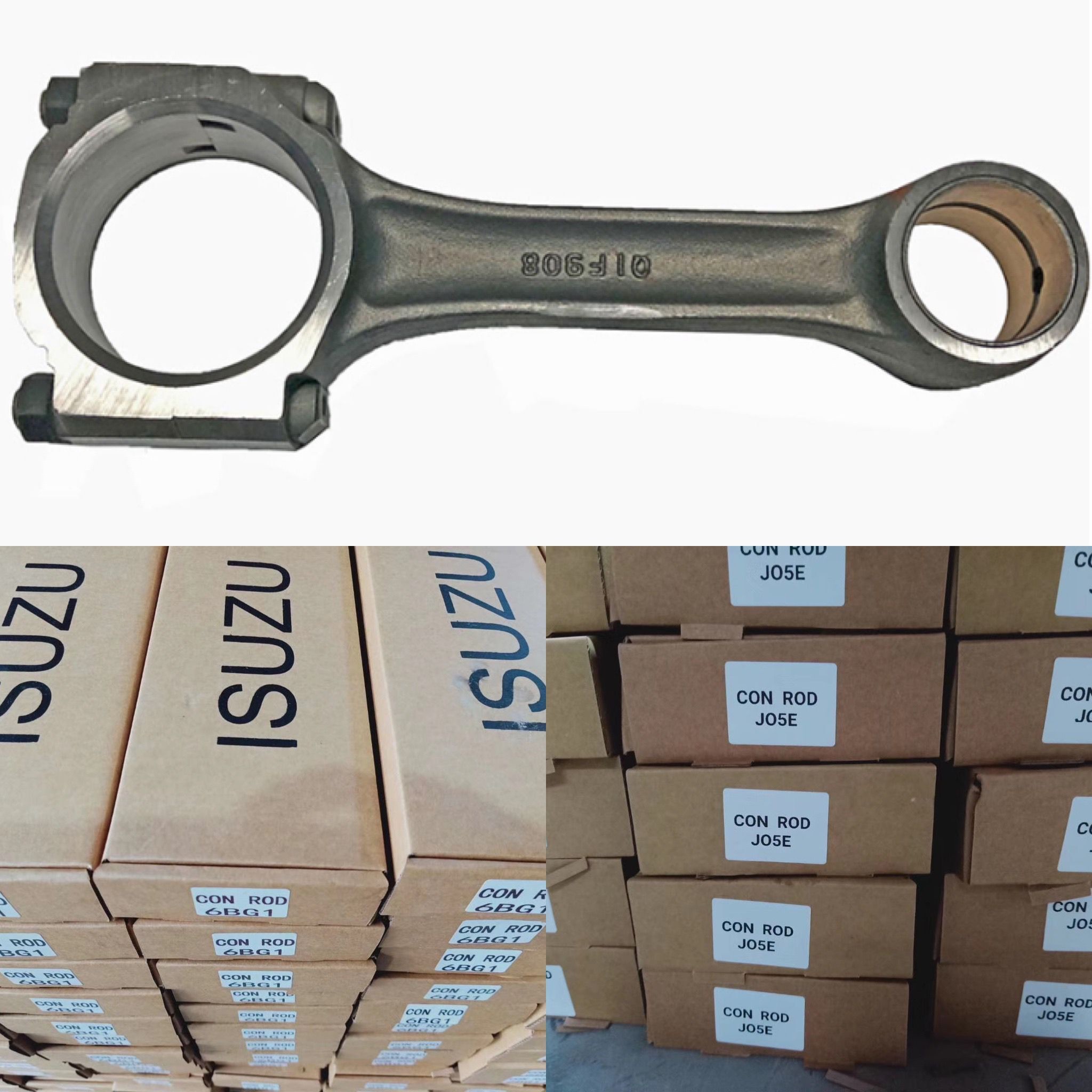 Mitsubishi 6D17 Engine Connecting Rod Assembly Canter
