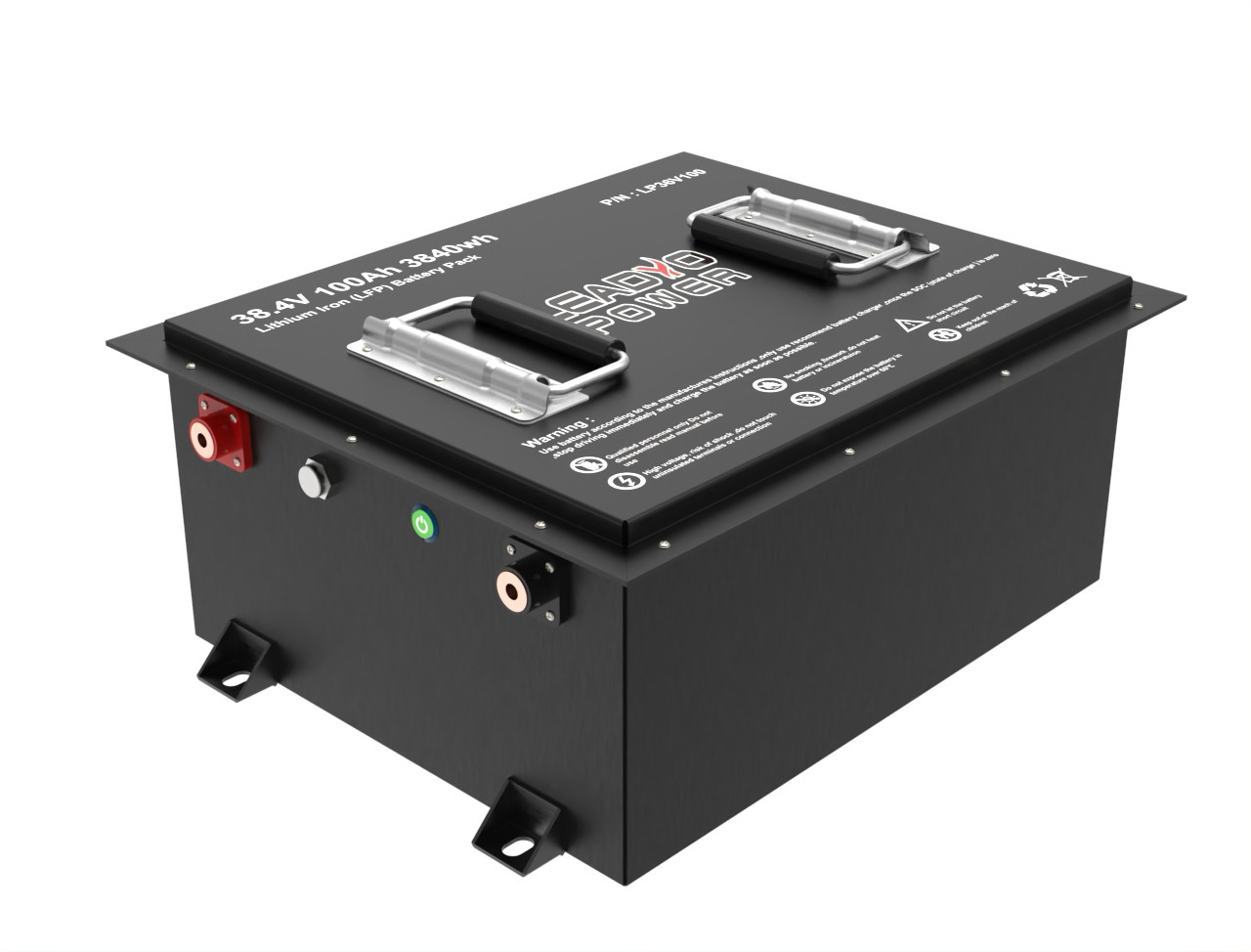 One-stop Lithium Golf Cart 36V 38.4V 100Ah LiFePO4 LFP Battery Manufacturer With LCD LED Display / Charger