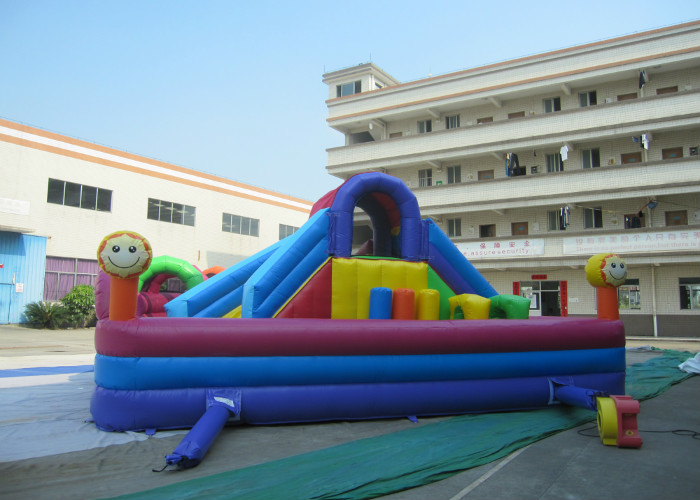 Factory OEM/ODM Inflatable Fun City Funny Inflatable Bouncy House With Slide Castle