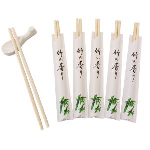 Light Custom Bamboo Chopsticks Paper Packaging Personalized Bamboo Chopsticks