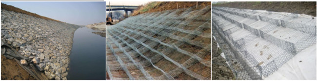 Triple Twisted 80x100mm Gabion Mesh Baskets Rock Stone River Bank Protection