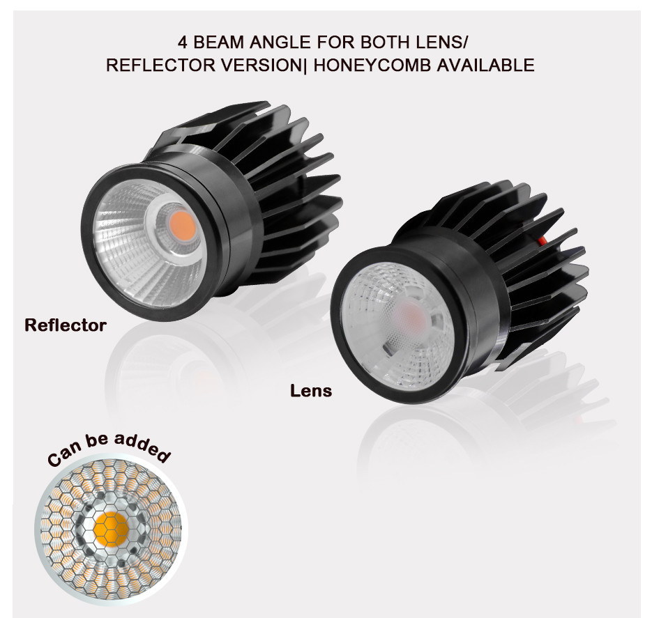 MR16 Module Full Spectrum 12W IP65 / IP20 Commercial Lighting