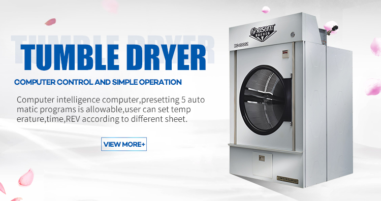 Stainless Steel Commercial Laundry Tumble Dryer For Hotel Laundry Facilities Tumble Dryer