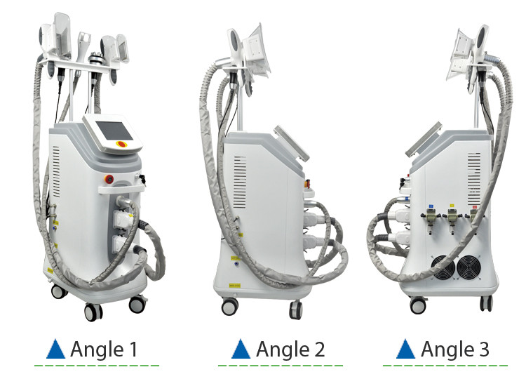Large Dual Handle Cryolipolysis Vacuum Machine 360 Fat Freeze