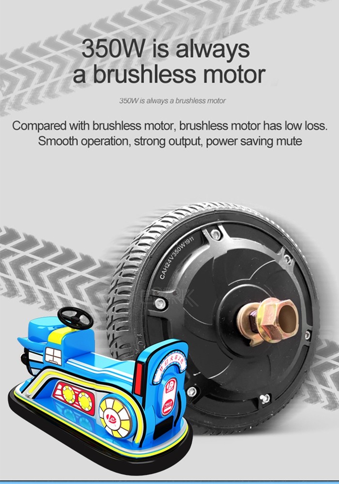 Children Battery Car Dream Train 2 Remote Control Ride On Train Bumper Cars
