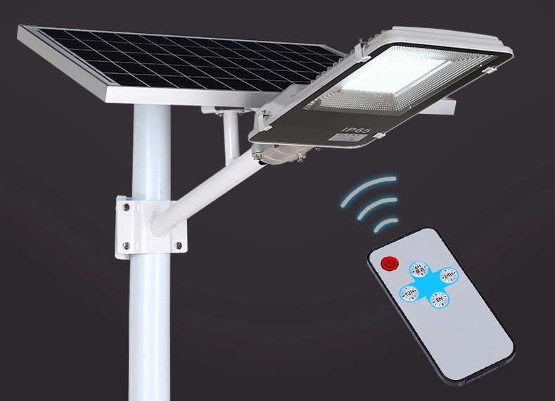 Ip65 Solar Powered Parking Lot Lights , Integrated Solar Street Lamp 100 Lumen
