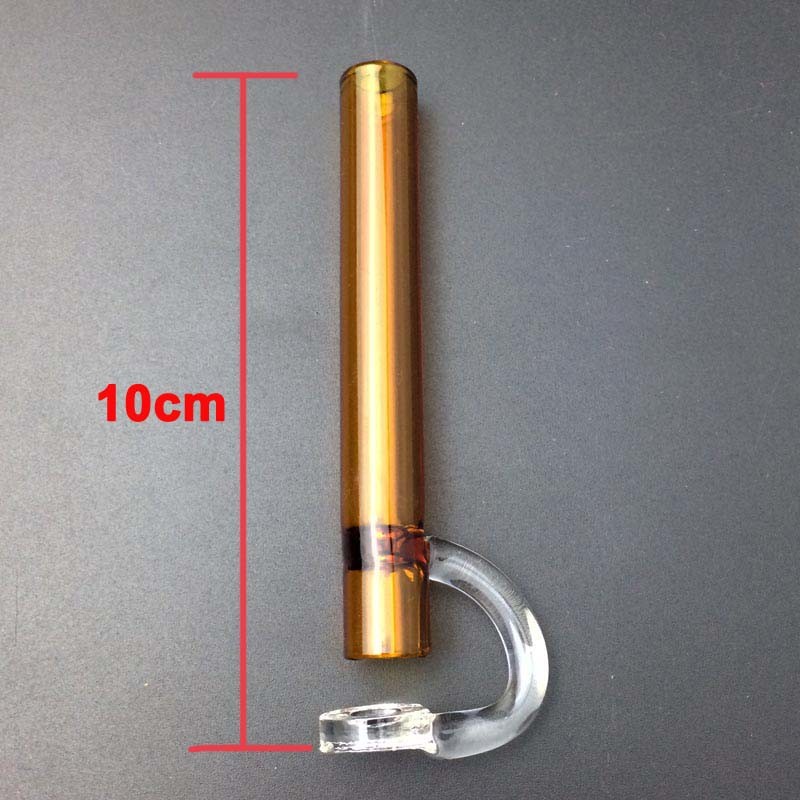 Multiple Colors Glass Hand Pipe For Tobacco Pocket Size 3.9 Inch