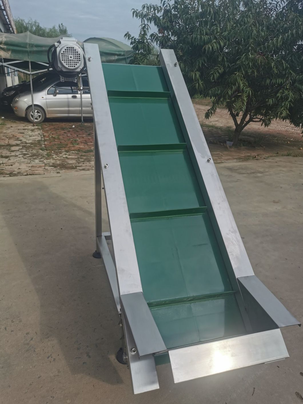 Manufacturer Plastic Mesh Belt Conveyor for Washing Food