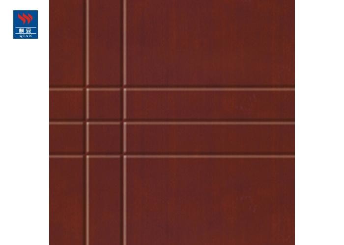 Main Entrance Fireproof Residential Single Iron Front Door