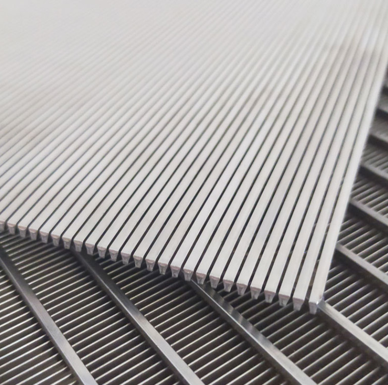 Stainless Steel Wedge Wire Screen Panel Johnson Type For Mining Industry