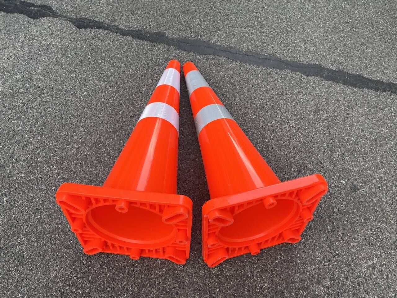 Highway Traffic Cone 36 Inch Flexible Pvc Traffic Cones Traffic Cones For Road Construction