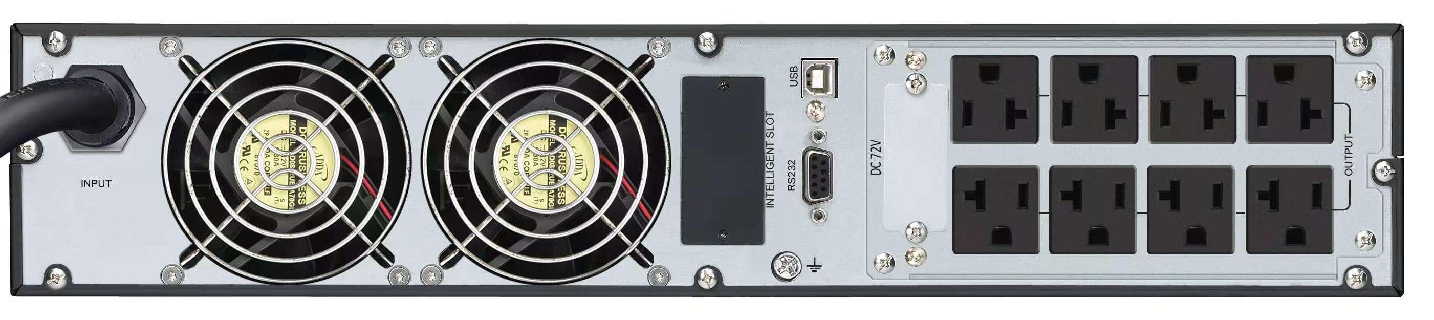 High Frequency 230VAC 6KVA Rack Mountable UPS With Snmp Card