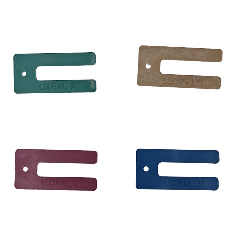Customized Good Quality U Shape Plastic Packer Shim For Window Floor And Door