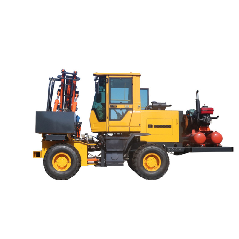 CE Highway Guardrail Pile Driver Machine Hydrualic For Drilling